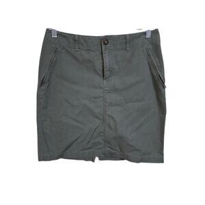 Eddie Bauer Women’s Utility Skirt Green Size 6 – Cotton Stretch Casual Outdoor